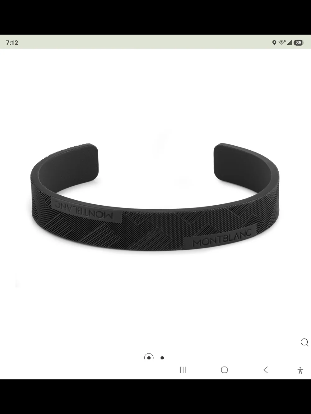 MONTBLANCMontblanc Bangle Extreme 3.0 Black Saize 21cm